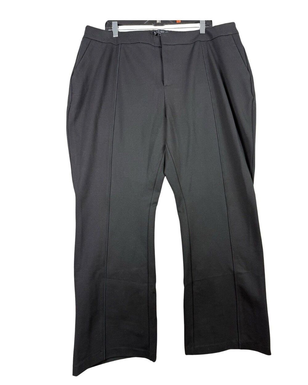 ELOQUII Black Wide Leg Dress Pants Womens Size 22 Career Slacks